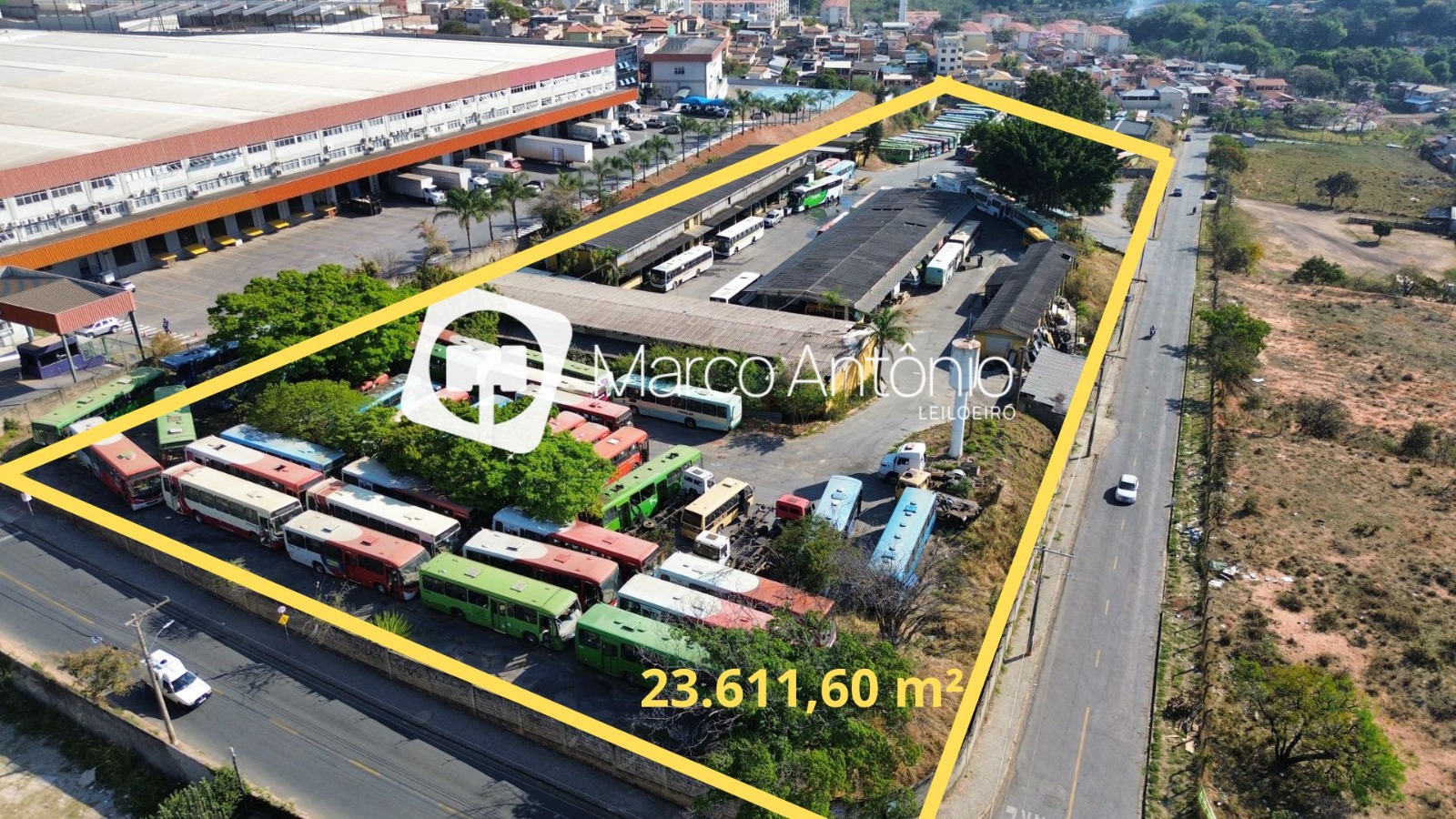 IMÓVEL COMERCIAL I GALPÕES I PEQUENO PRÉDIO I ÁREA 23.611,60 M² | CONTAGEM/MG - Possibilidade de Parcelamento — Imagem
