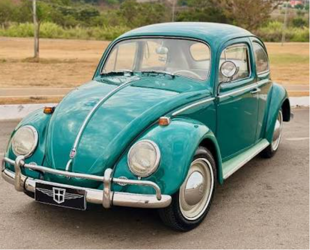 AUTOMOVEL VW / FUSCA 1200 / ITEM DE COLECIONADOR (PLACA PRETA) — Imagem
