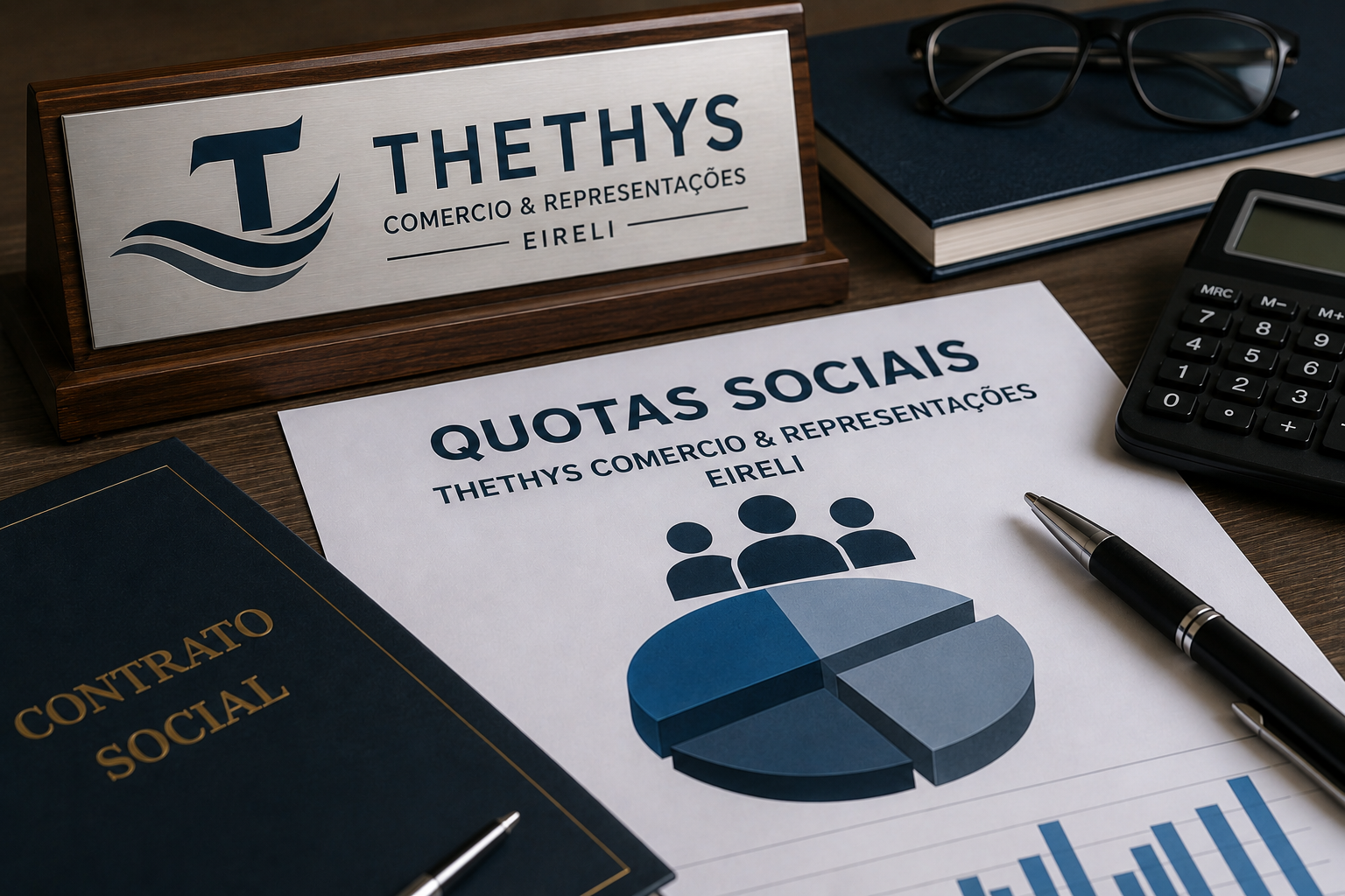 QUOTAS SOCIAIS – THETHYS COMERCIO & REPRESENTAÇÕES EIRELI