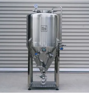 FERMENTADOR INDUSTRIAL CÔNICO EM INOX – 2.000 LITROS