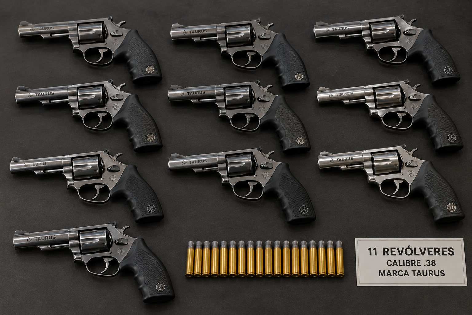 REVÓLVERES TAURUS E ROSSI CALIBRE .38 — Imagem
