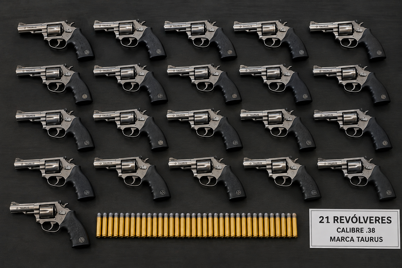 REVÓLVERES TAURUS CALIBRE .38 — Imagem