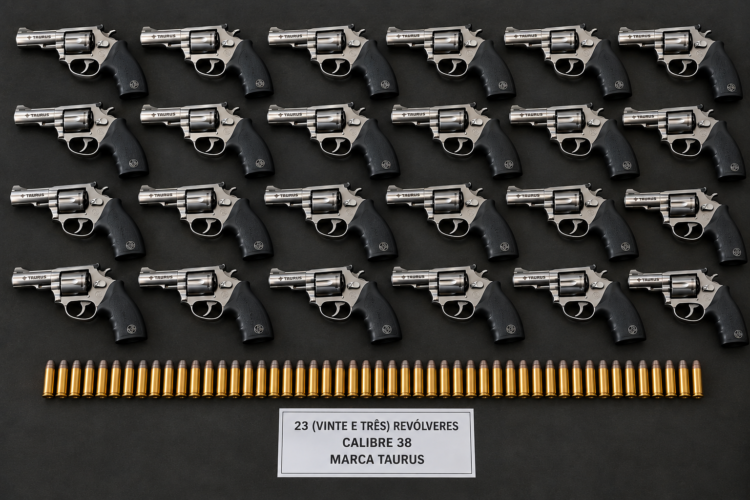 REVÓLVERES TAURUS E ROSSI CALIBRE .38 — Imagem