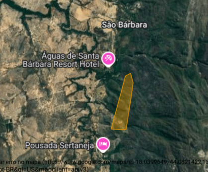 ÁREA DE 60,5799 HA | DENOMINADO FAZENDA SANTA BÁRBARA | AUGUSTO DE LIMA/MG — Imagem